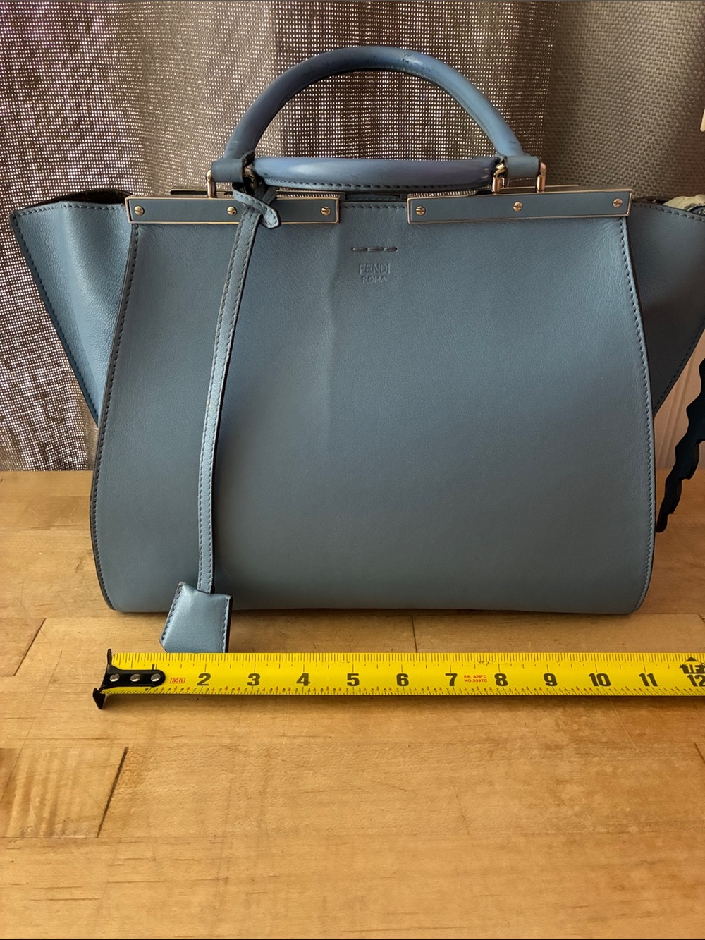 Fendi Monster Croc Crocodile Tail Trois Jours 3Jours Satchel Handbag! - Picture 11 of 16